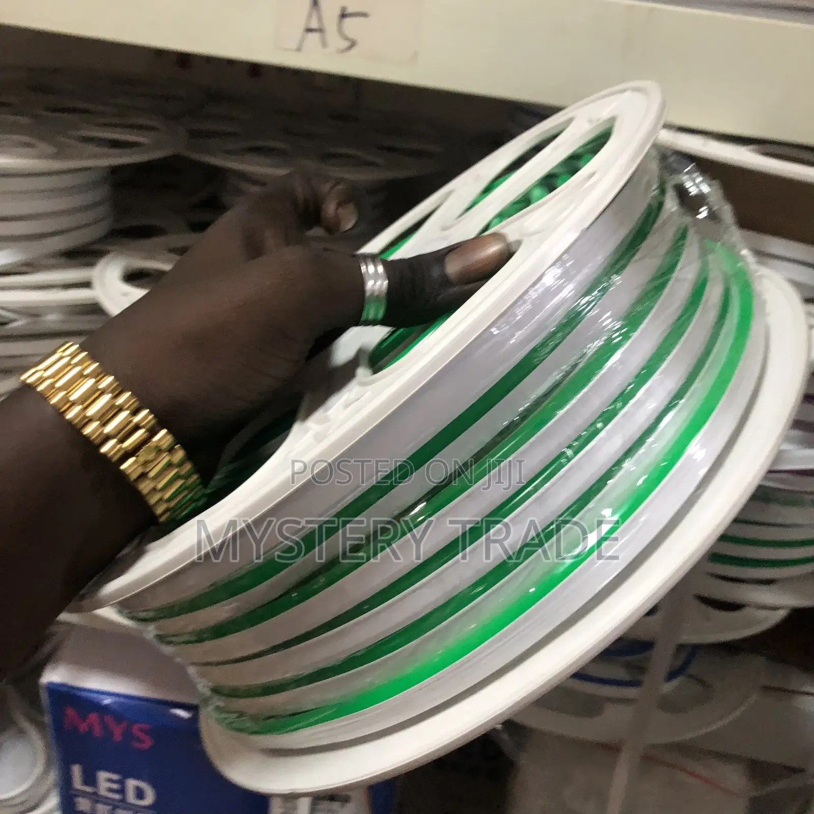 Green Neon Strip Light Full