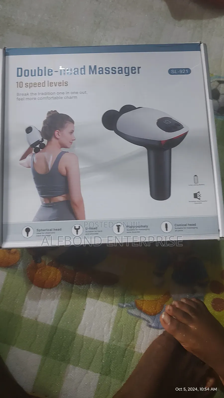 Double Head Massager 10 Speed