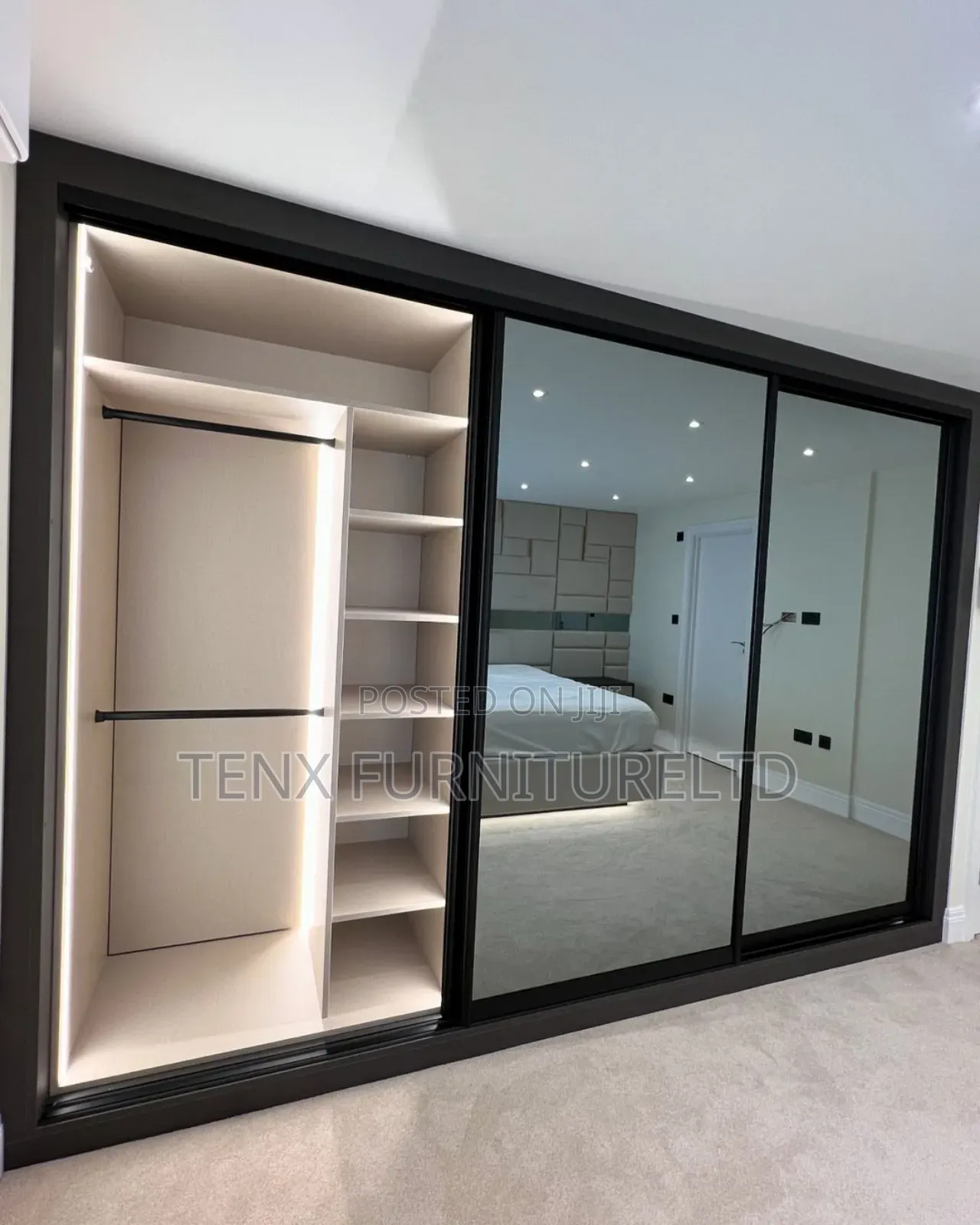 Wardrobe (Modular) With Glass Doors