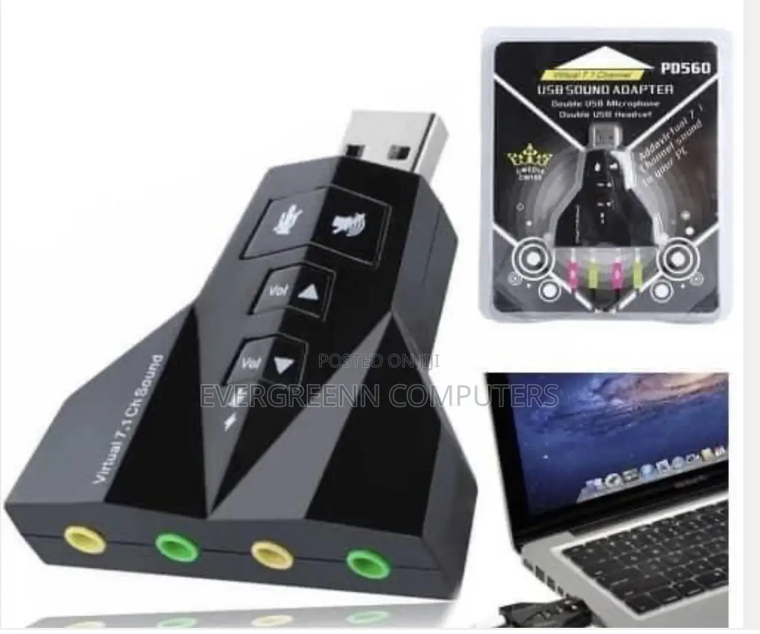 2 Channels USB Sound Card