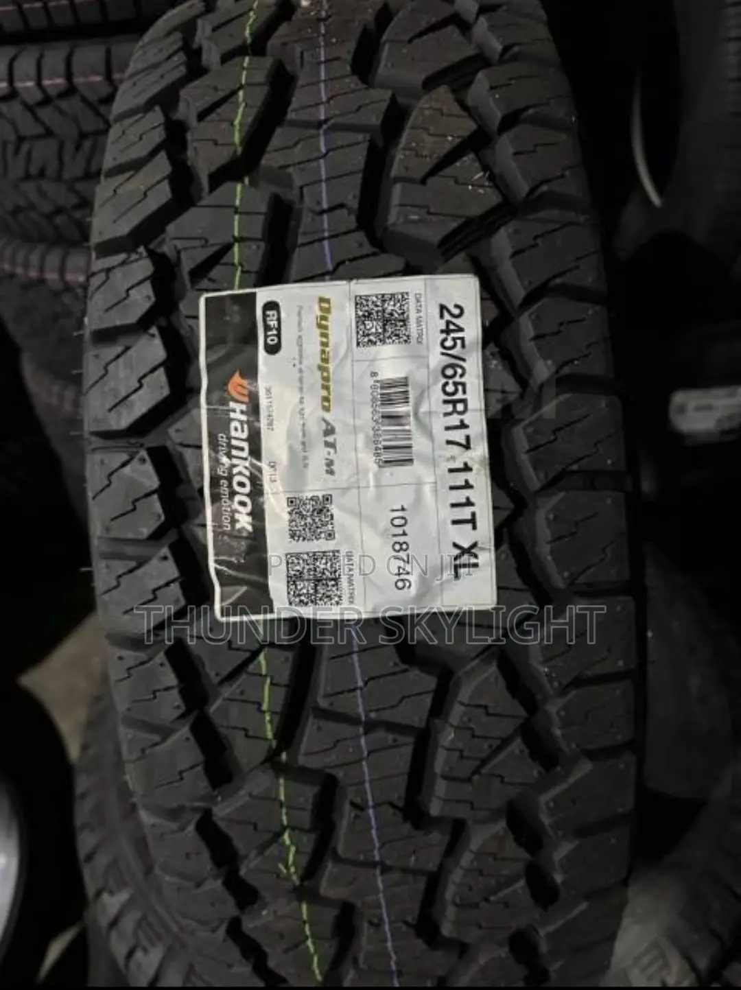 245/65r17 All Terrain Tire Hankook A/T