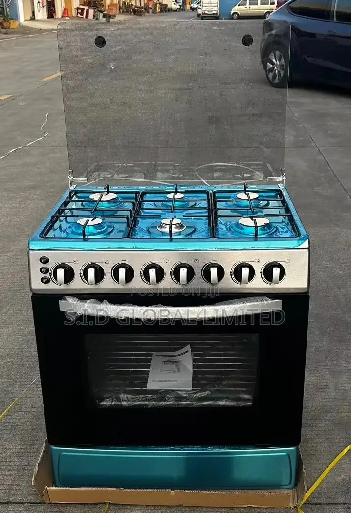 Cook With Swag With MIDEA-4-BURNER-GAS-COOKER-SILVER-24LMG4G