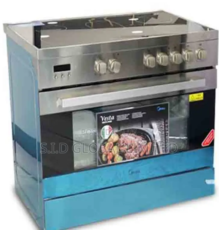 Buy Unique Midea 5 Burner Gas Cooker With Oven