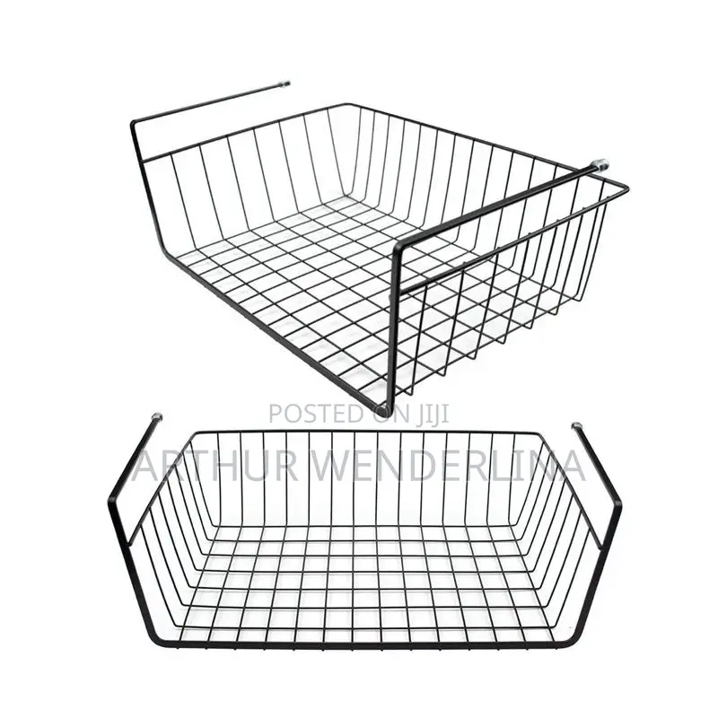 Cabinet Storage Rack.Black Colour