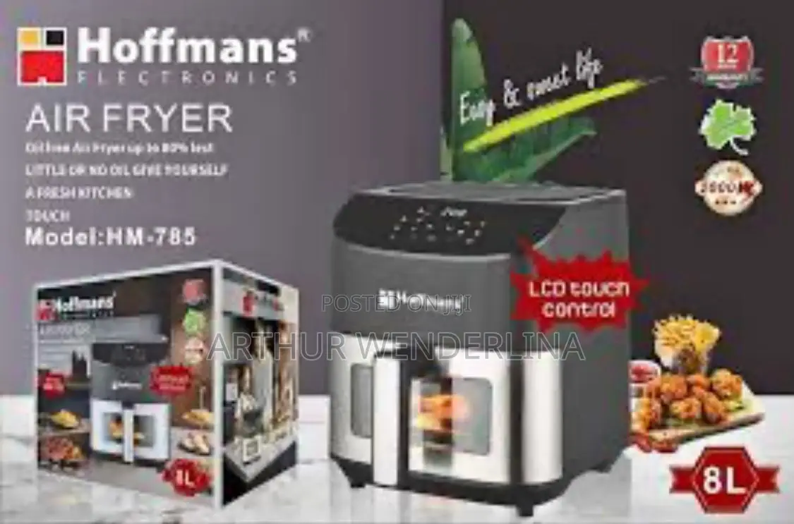 Hoffmans 8l Digital Electric Airfryer / Air Fryer