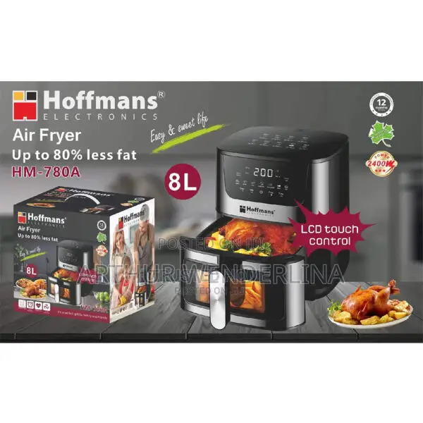 Hoffmans 8l Digital Electric Airfryer / Air Fryer