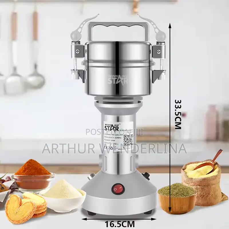 WINNING Stainless Steel Grinder Coffee Spice Grinder 500W