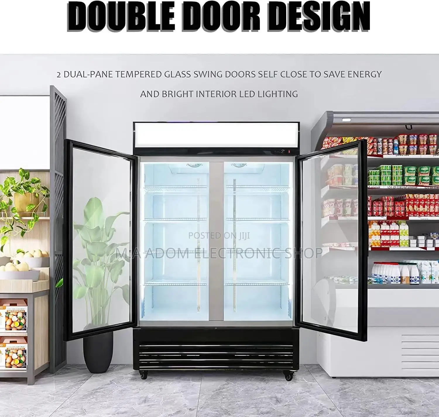 Pearl 500 Litres Display Fridge