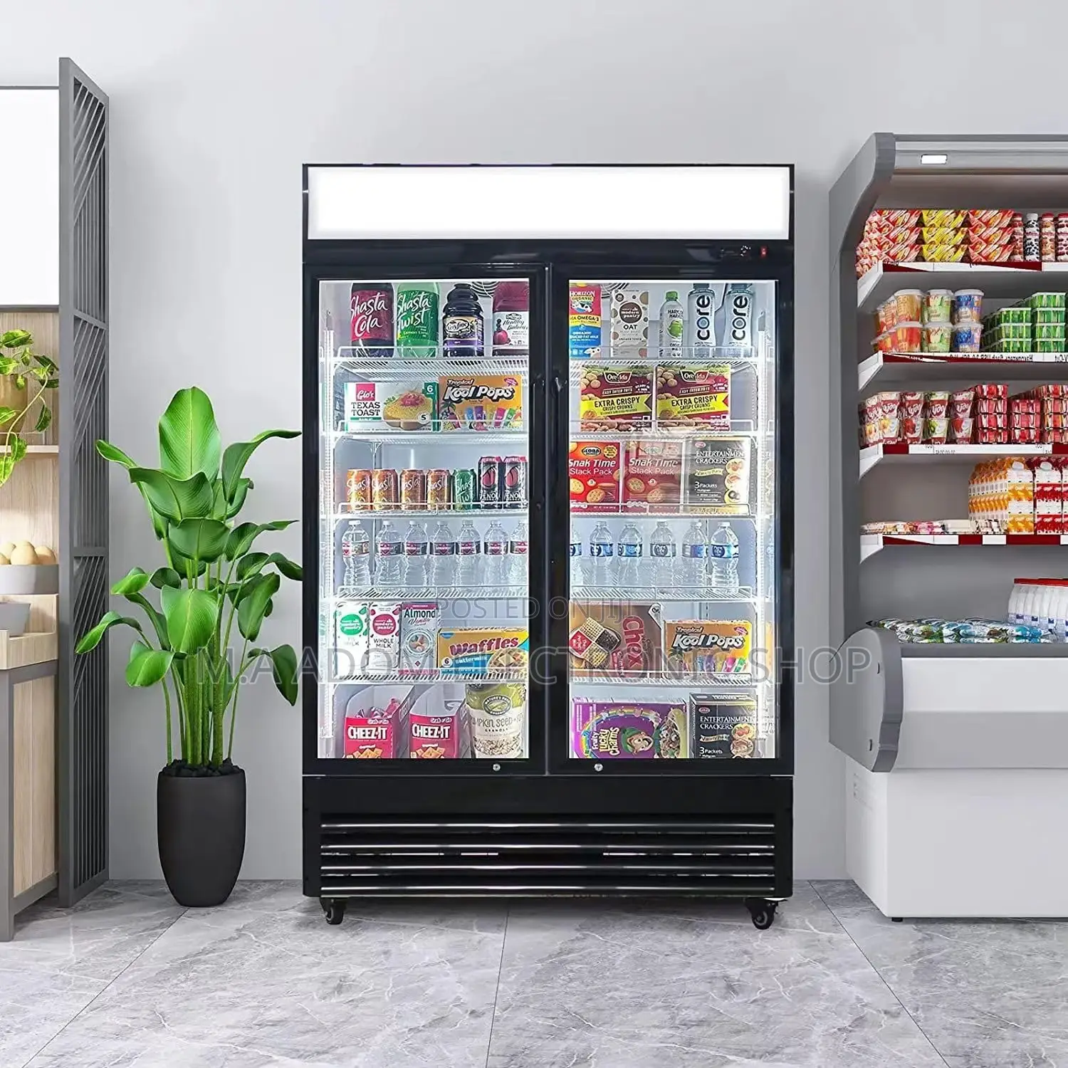 Pearl 500 Litres Showcase Fridge for Drinks Display
