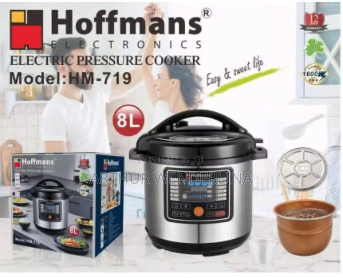 Hoffman 8 Liters Pressure Cooker