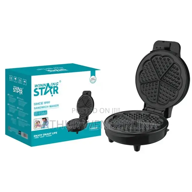 Winning Star Waffle Machine Mini