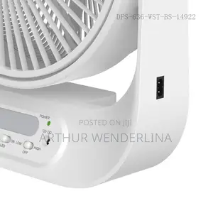 Electric Table Fan LED Light USB Charging Cable