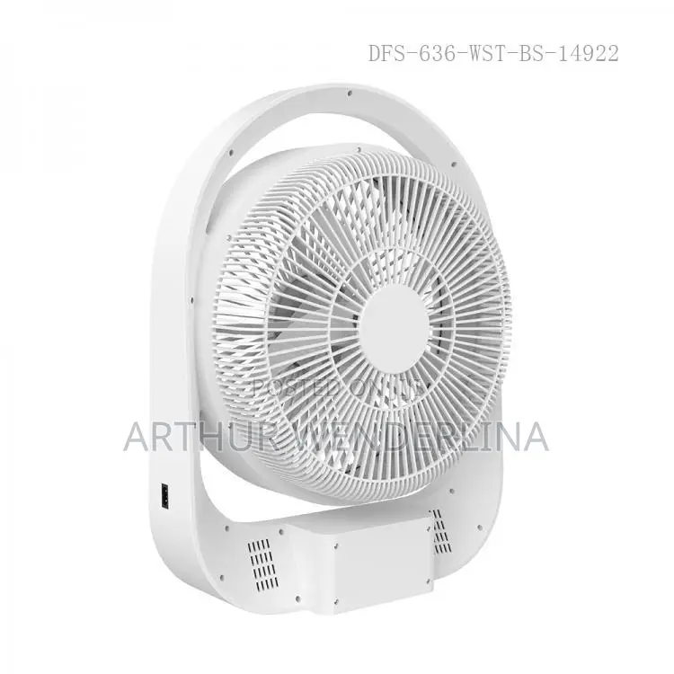 Electric Table Fan LED Light USB Charging Cable