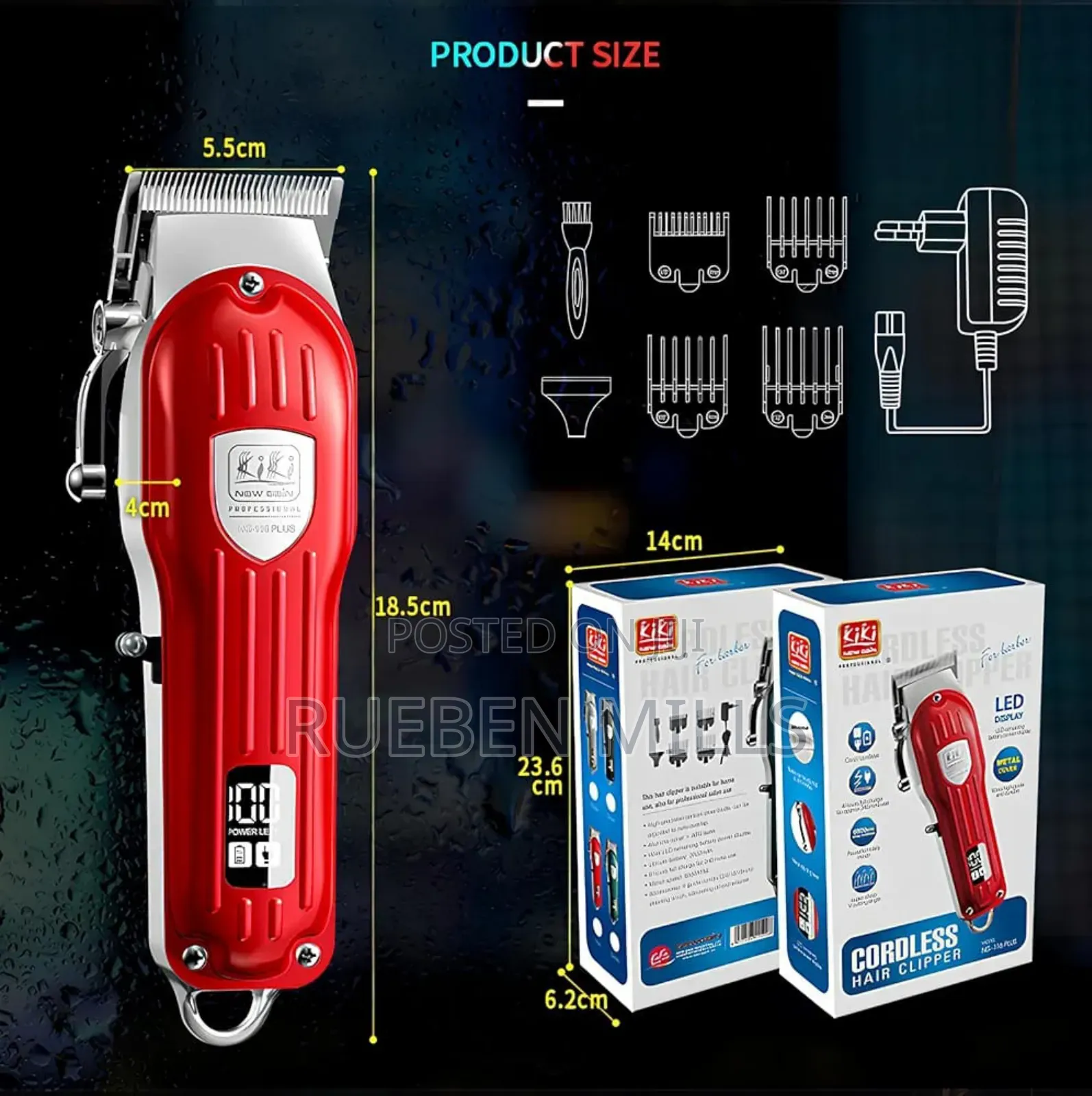 High Carbon Steel Blade Barbering Machine Hair Clipper