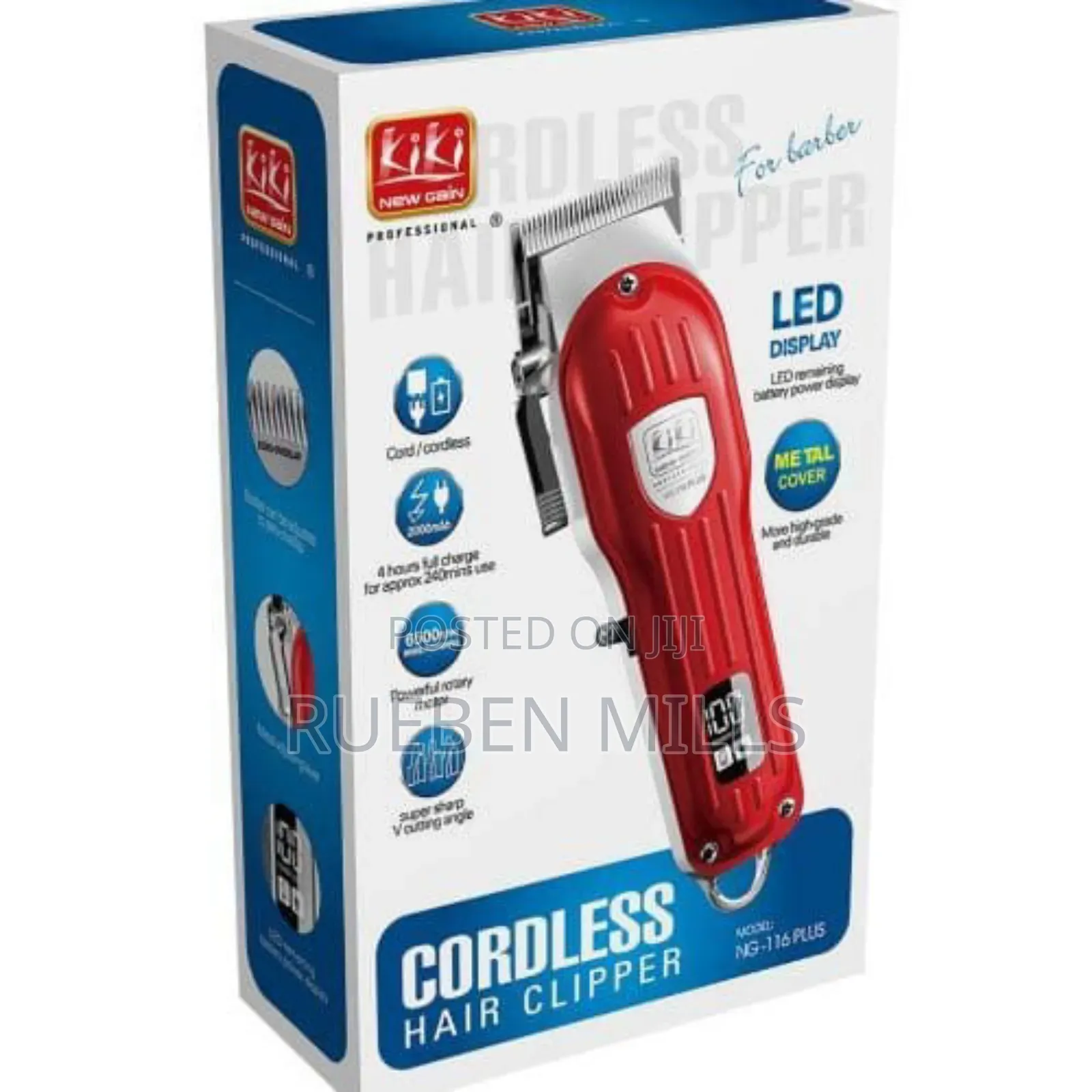 High Carbon Steel Blade Barbering Machine Hair Clipper
