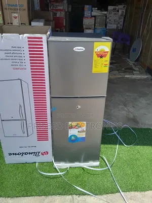 Binatone Double Door Fridge With Handle 112 Litres
