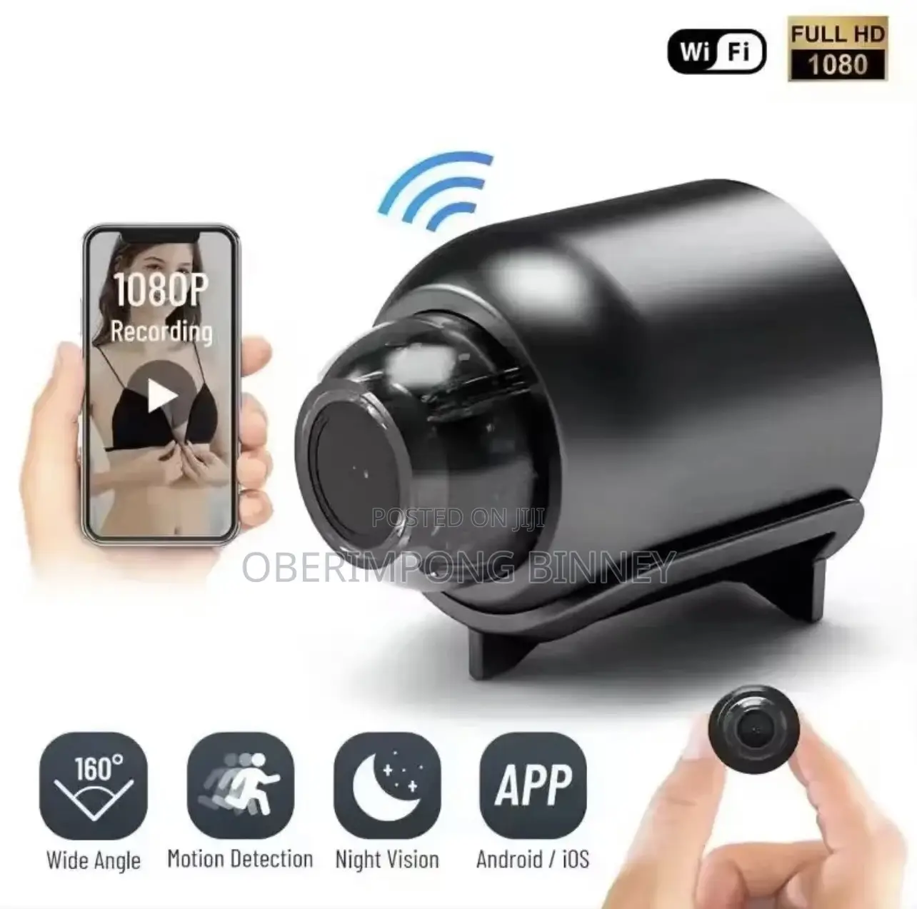 Camera Mini Spy Wifi Camera
