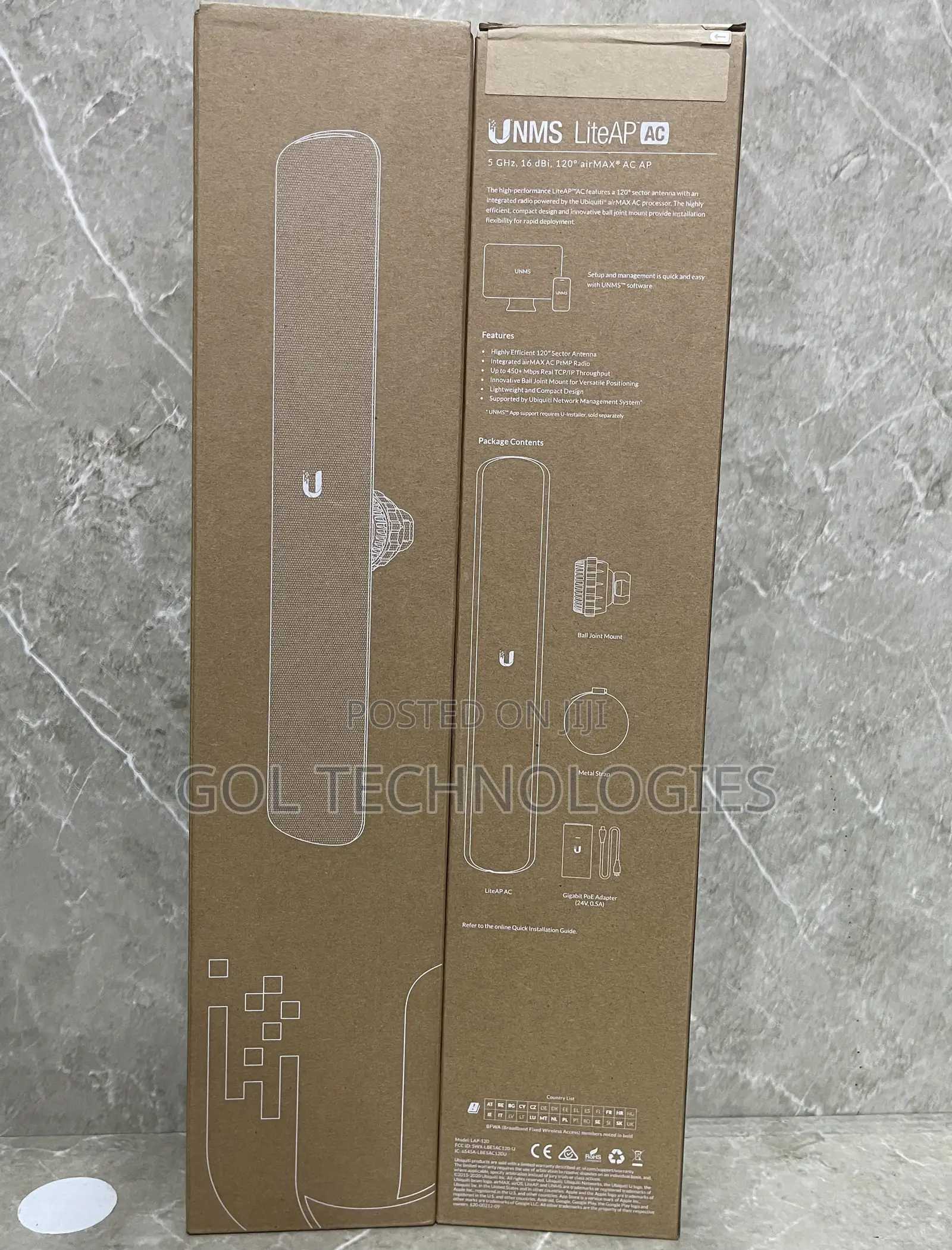 Ubiquiti Liteap Ac 5ghz Airmax Sector AP 120 Degree