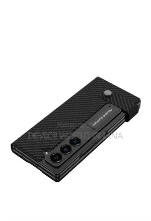 Clamshe Leather Flip Case for Samsung Z Fold 6 With Pen Slot