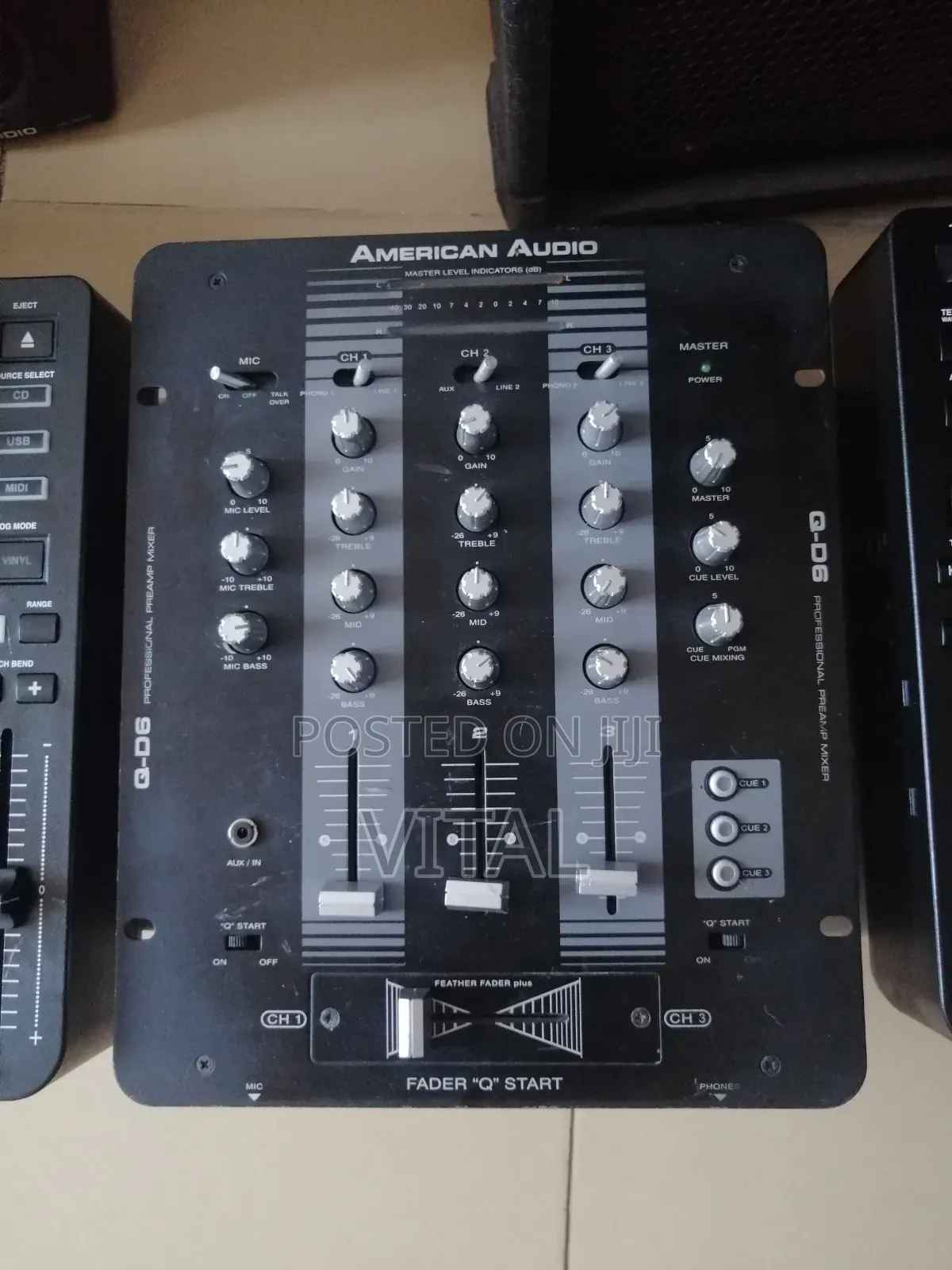 Dj Controller USB Gemini Cdj650 and American Audio QD6 Mixer