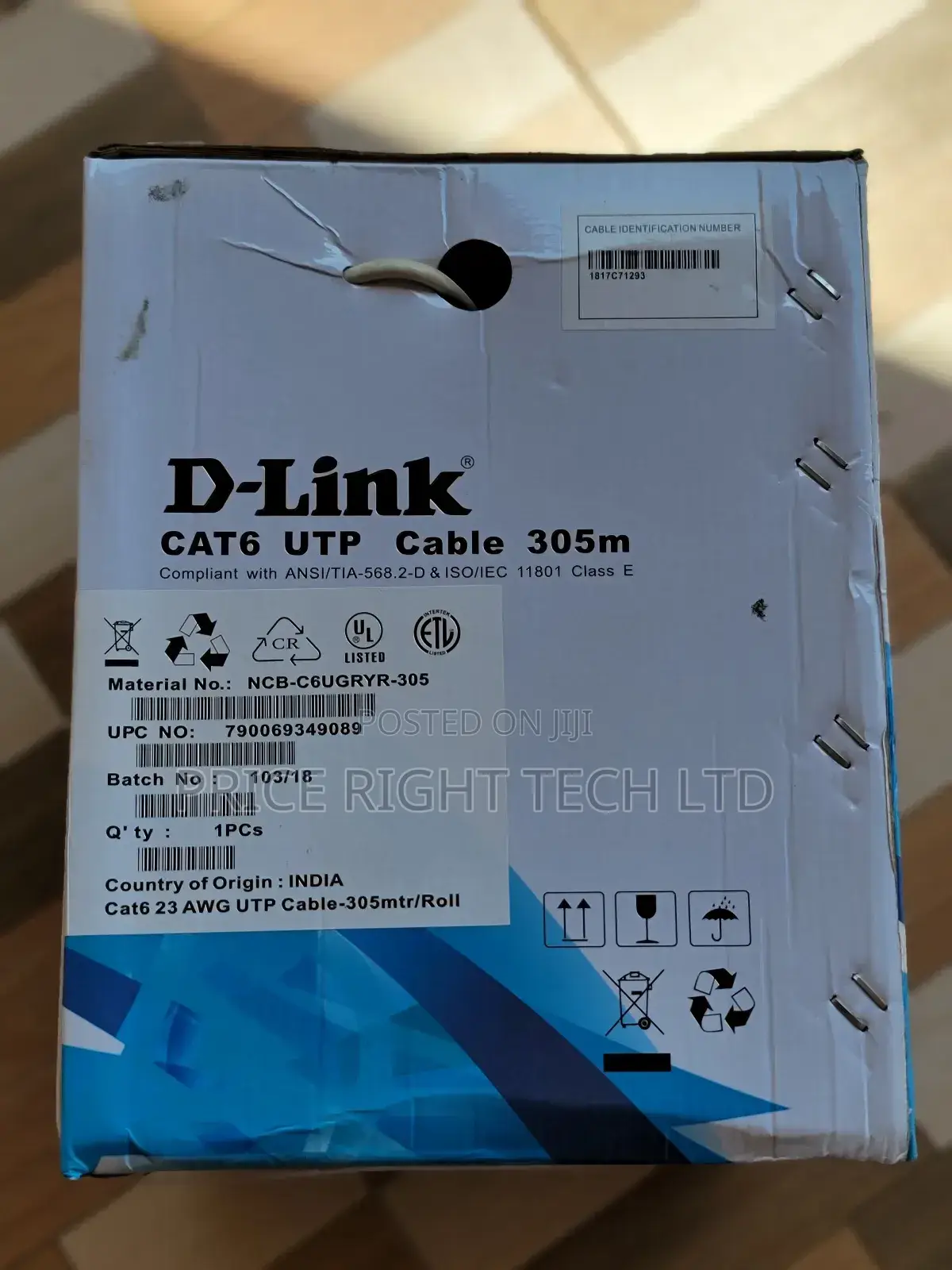 D LINK CAT 6 Networking Cable 305m