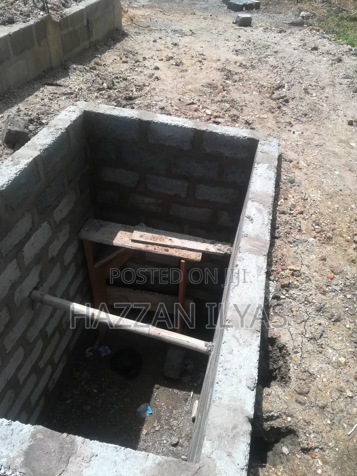 Manhole and Soakaway Block Laying in Tema Metropolitan Building