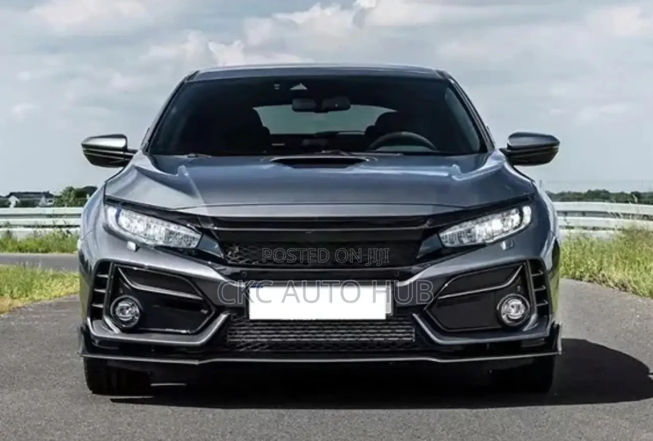 Front Bumper Turbo For Honda Civic 2016 To 2021