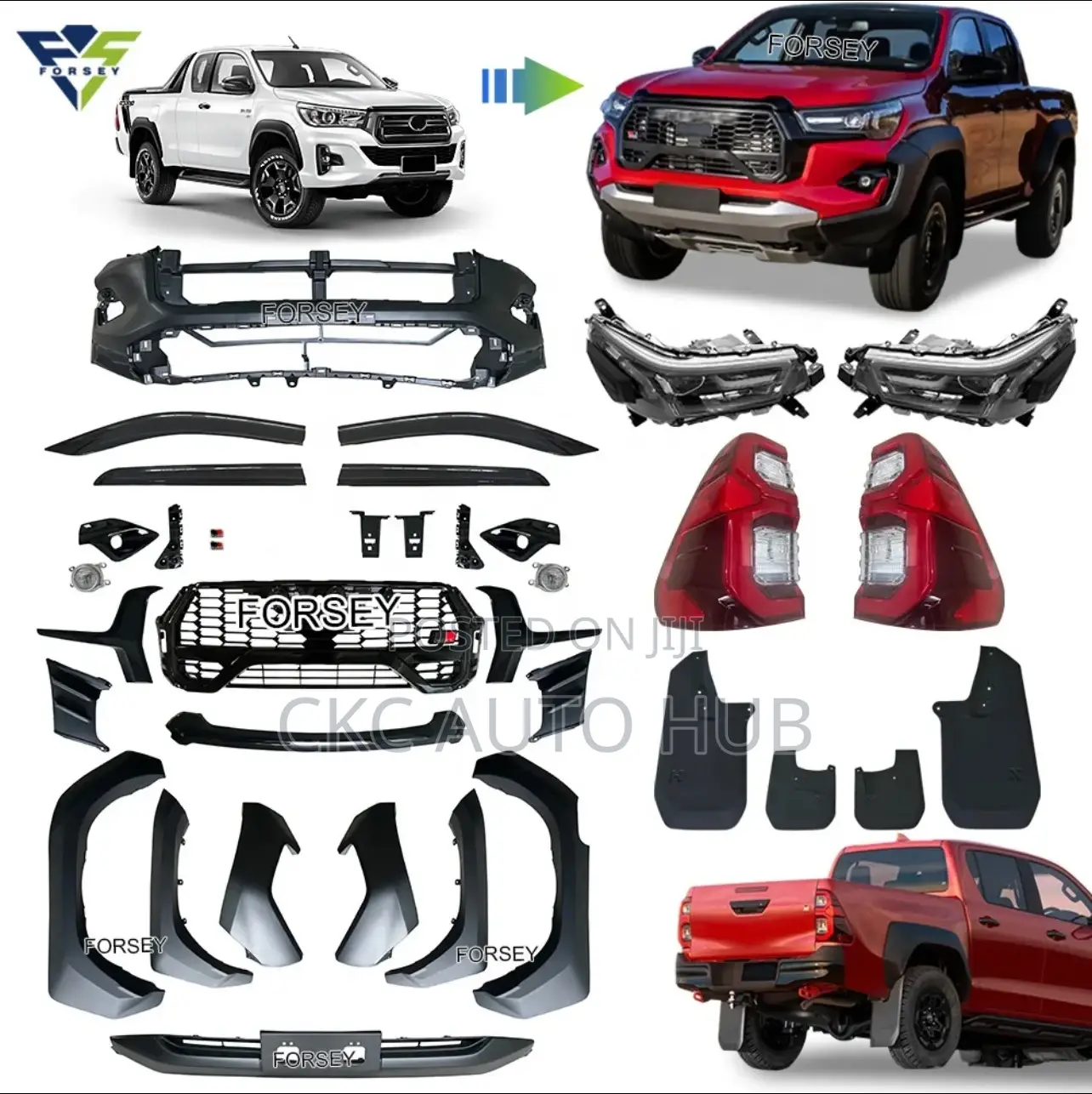 Hilux Upgrade Body Kits Fits From 2016 to 2022