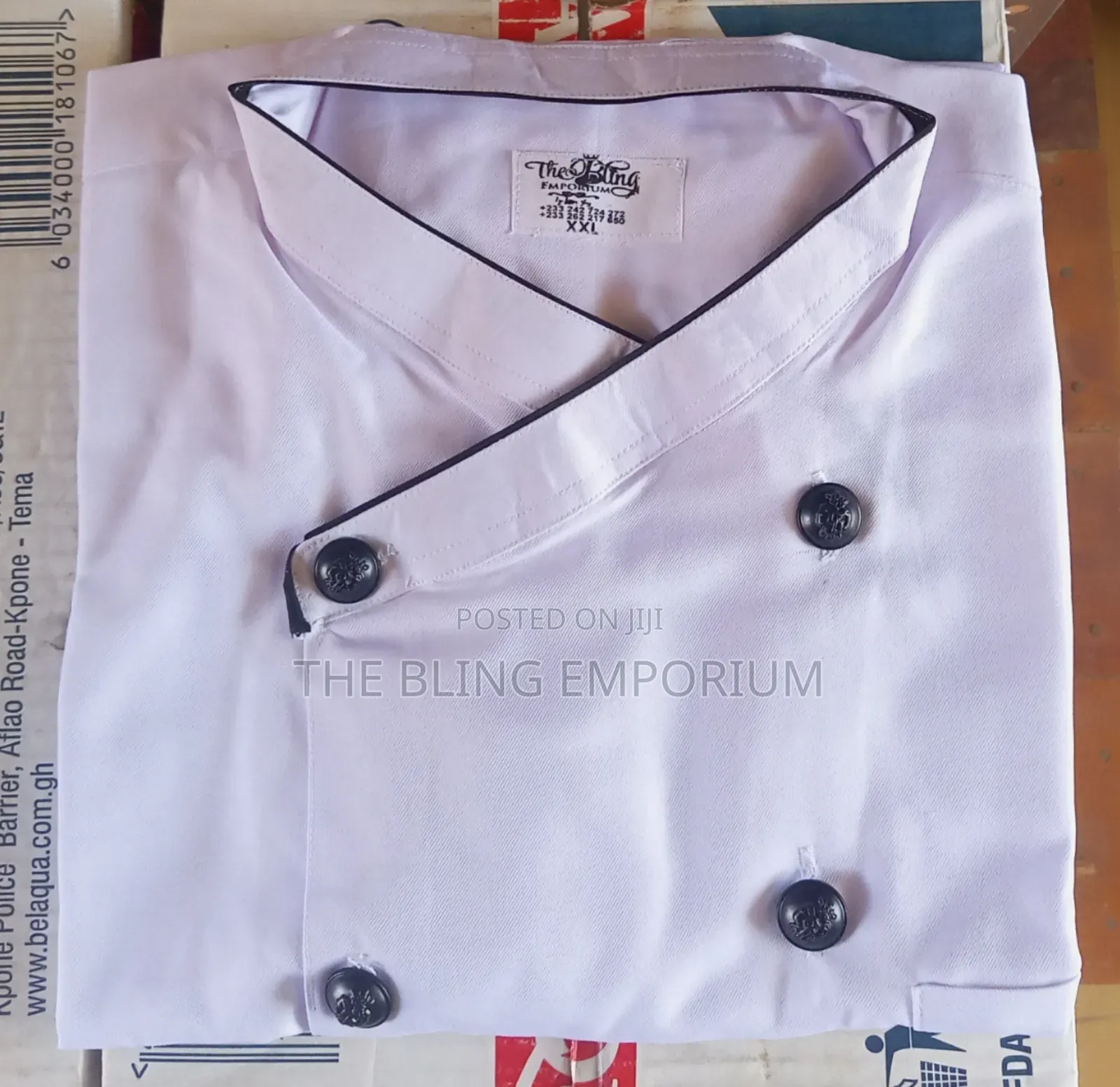 Executive Chef Jacket XXL/ XL/ - 275 and Cap Gh - 80 / 120