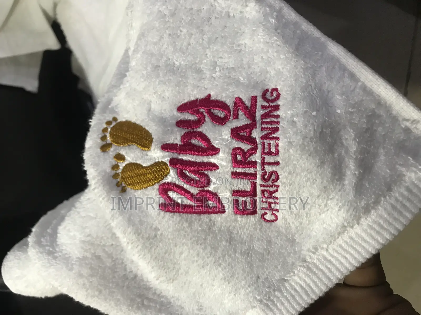 Facetowel Embroidery at Affordable Price