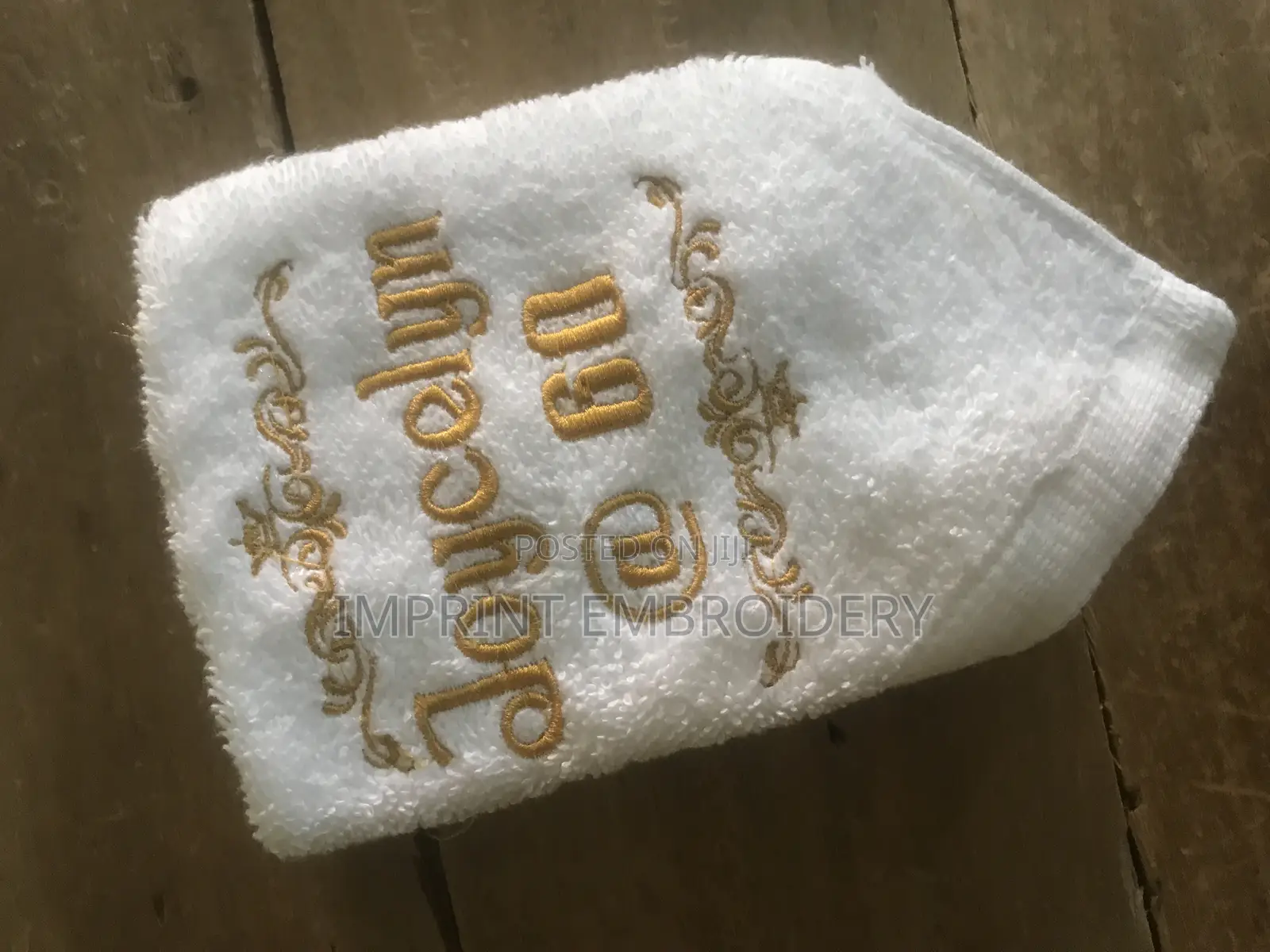 Facetowel Embroidery at Affordable Price
