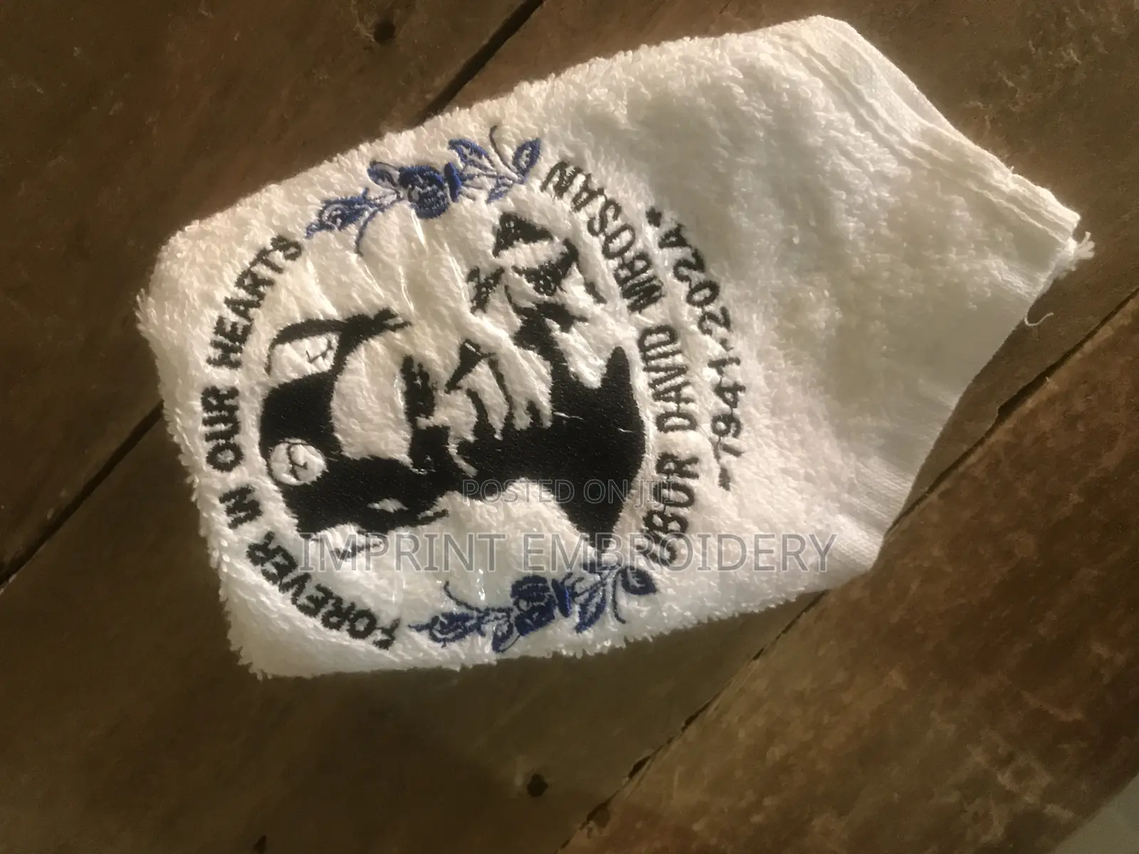 Facetowel Embroidery at Affordable Price