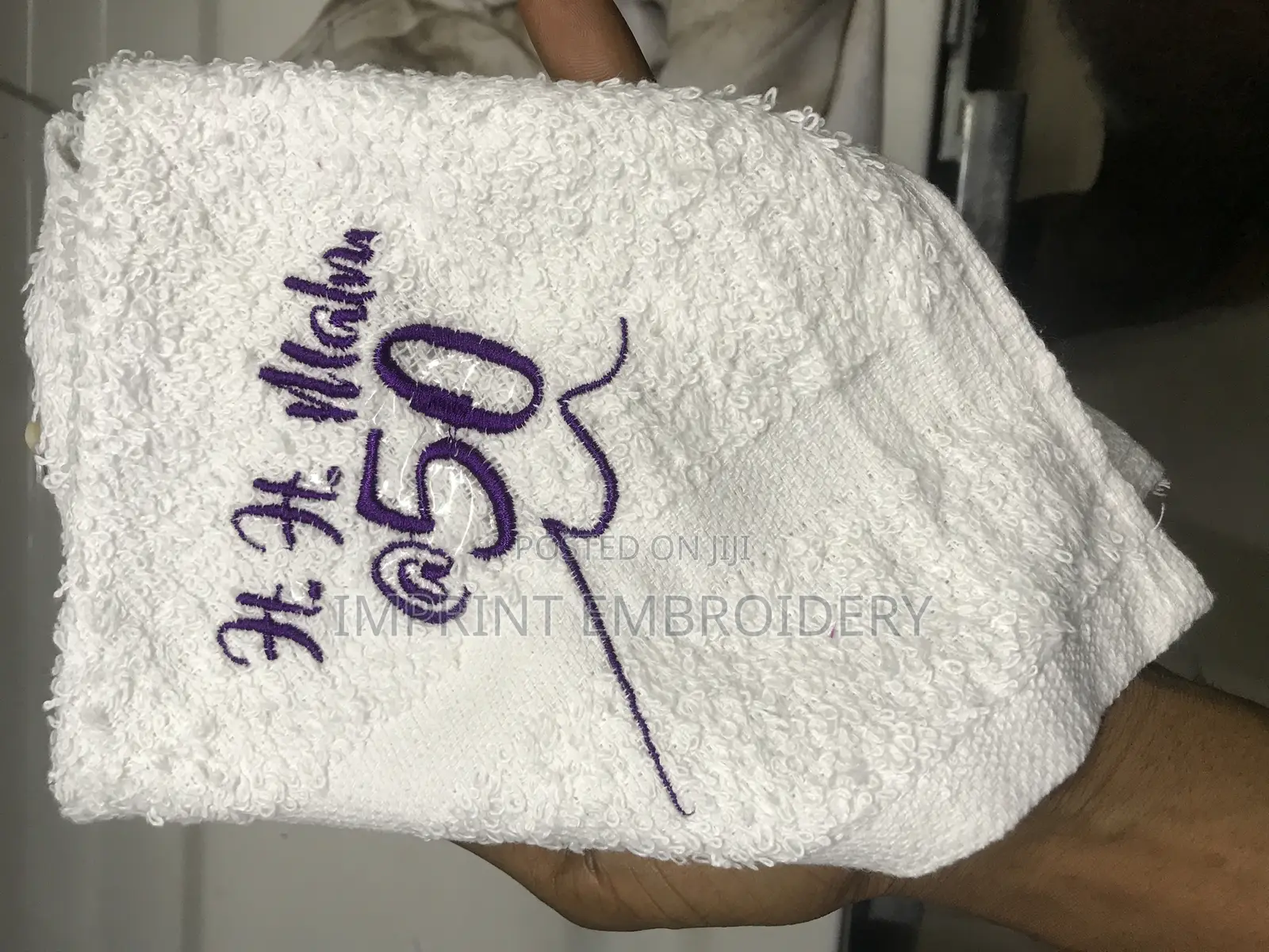 Facetowel Embroidery at Affordable Price