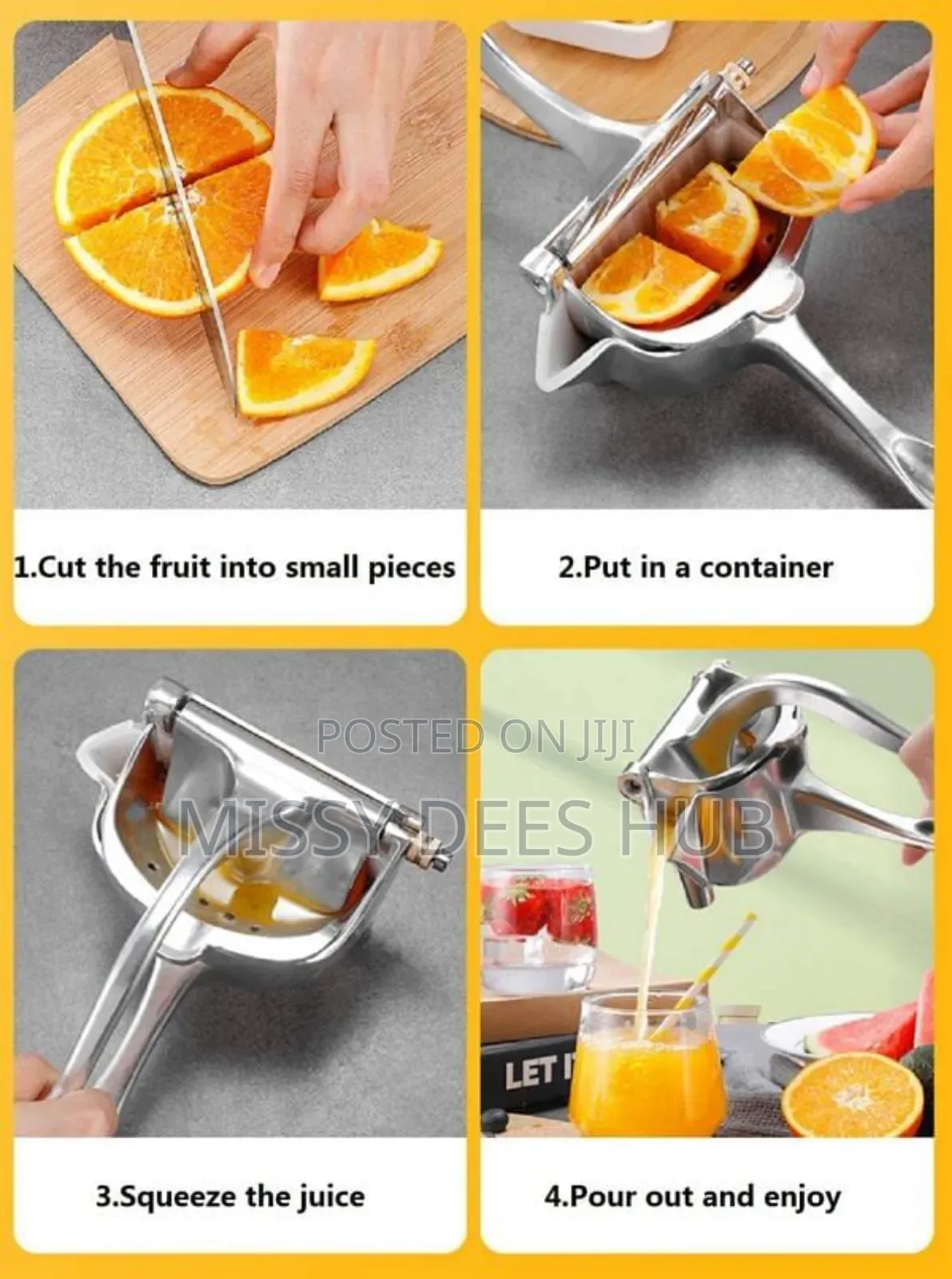 Manual Fruit Press