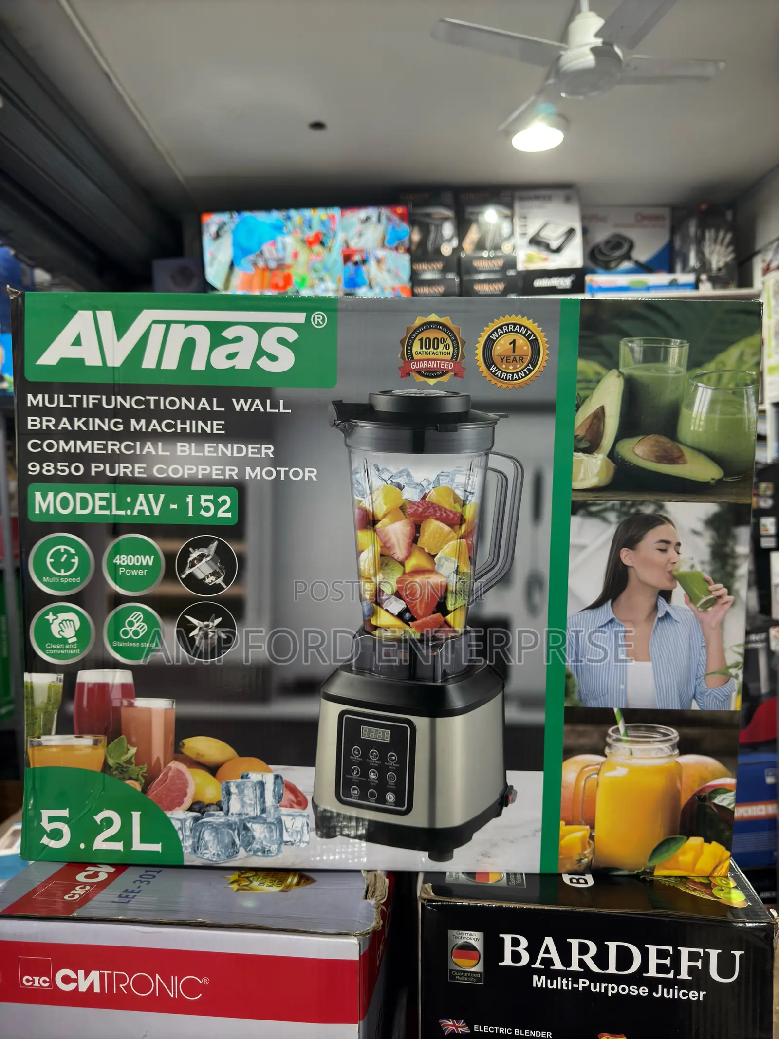 Avinas 5.2l Commercial Digital Blender