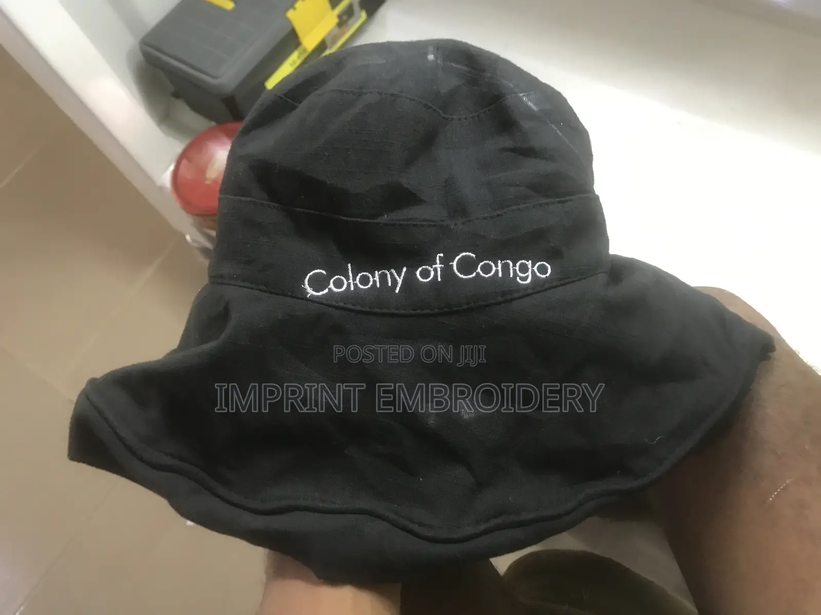 All Caps Embroidey