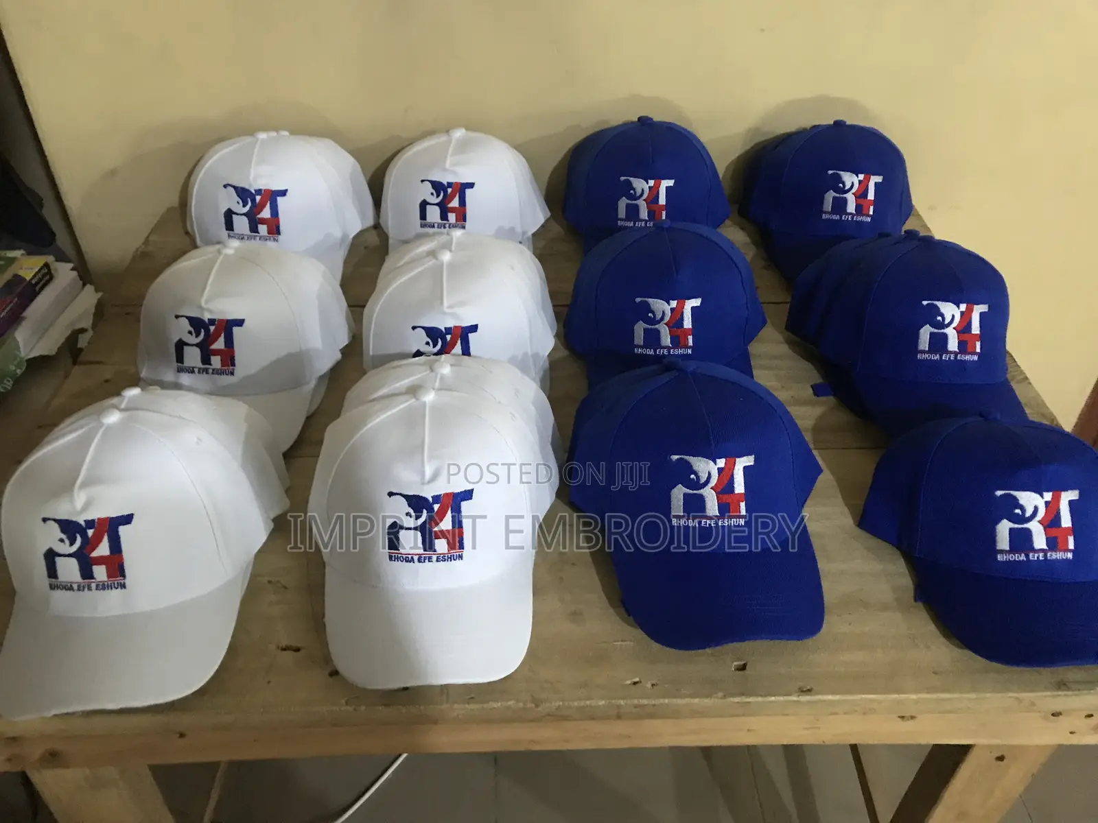 All Caps Embroidey