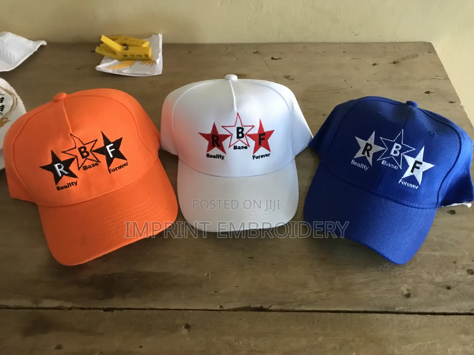 All Caps Embroidey