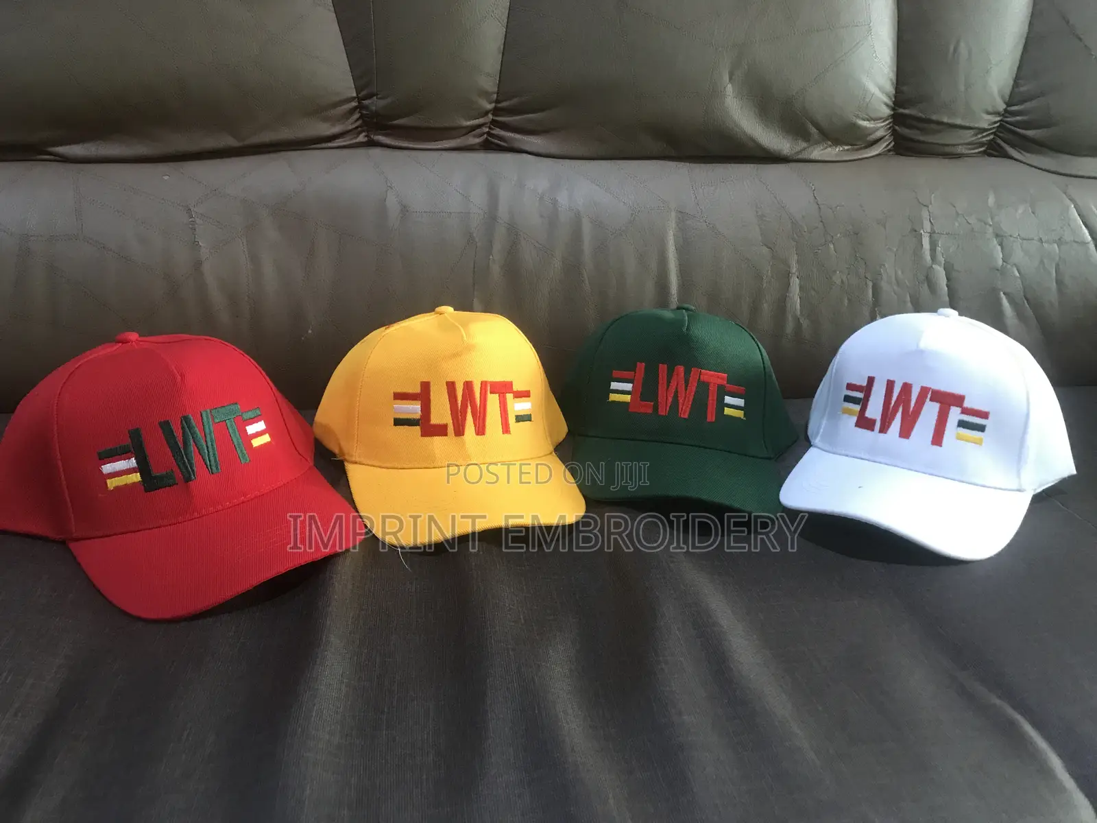 All Caps Embroidey