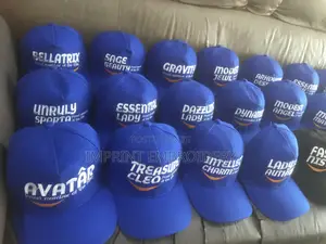 All Caps Embroidey