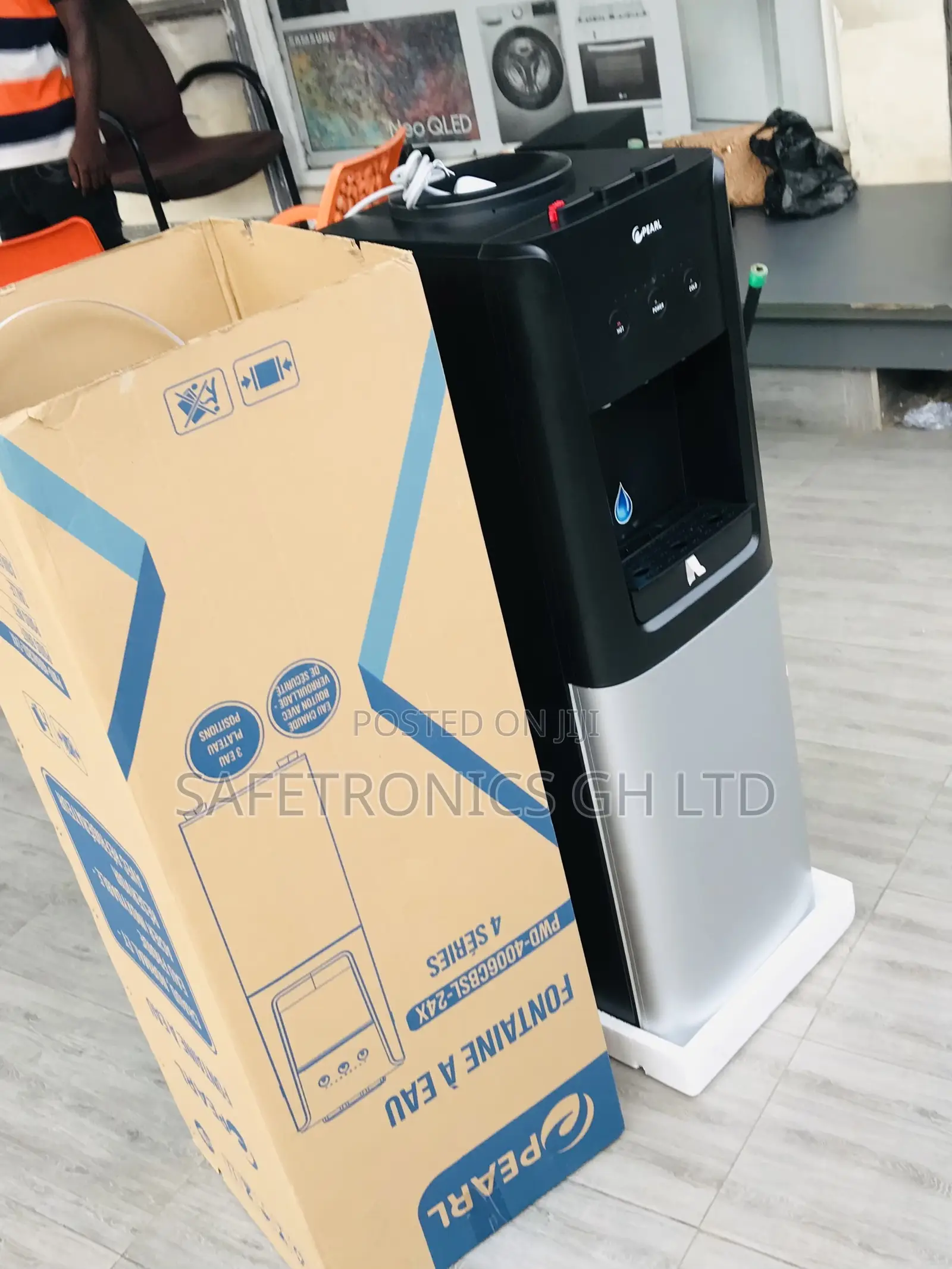 Order Adjustable Pearl Black PWD-4006 Water Dispenser 