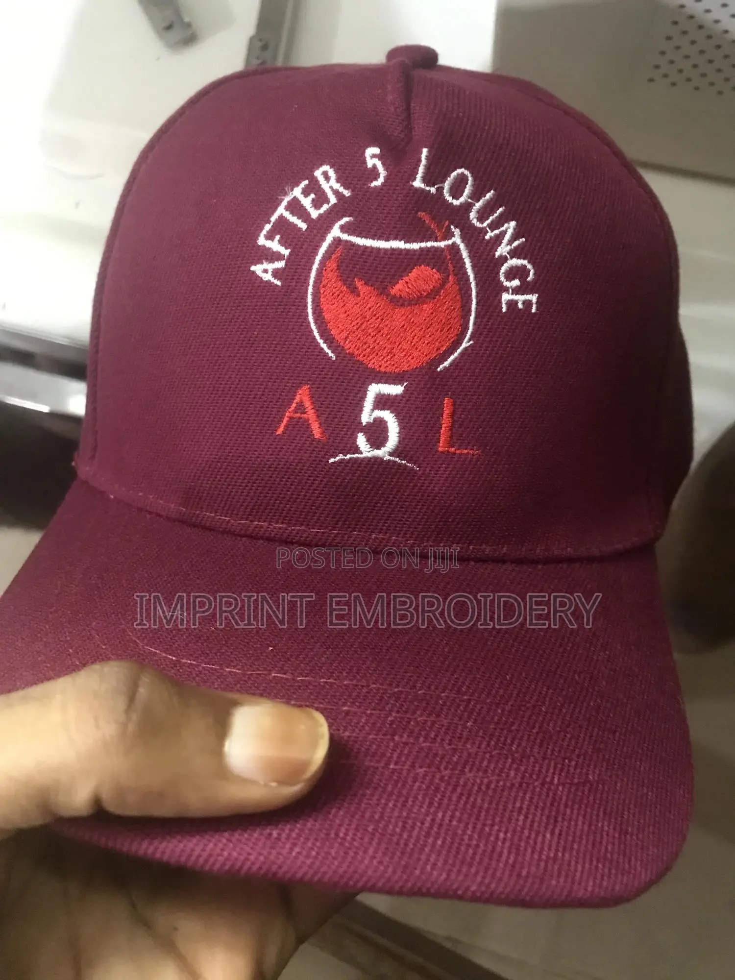 All Caps Embroidey