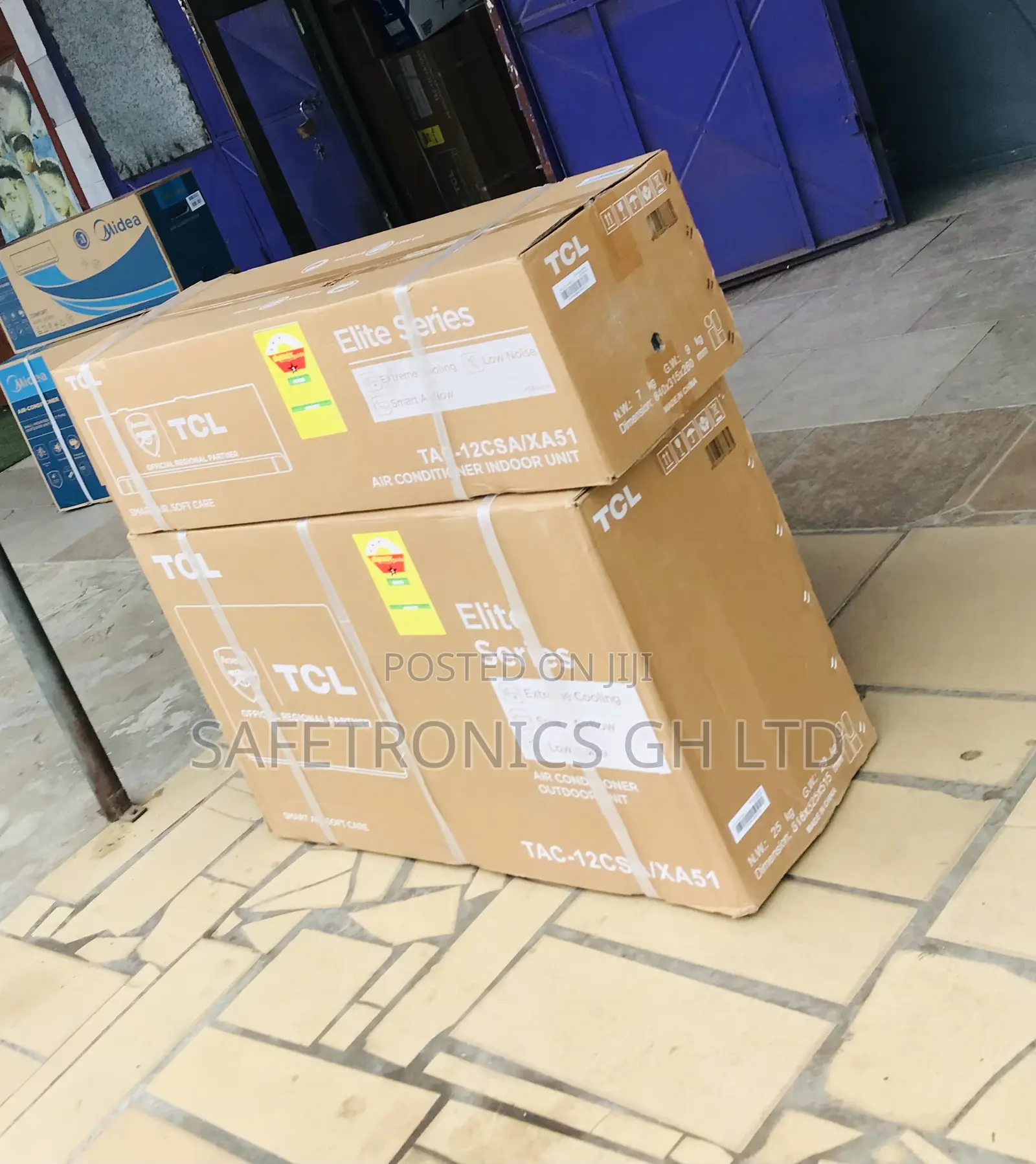 Fast Cooling 1.5 Horsepower Split Gas TCL White Ac