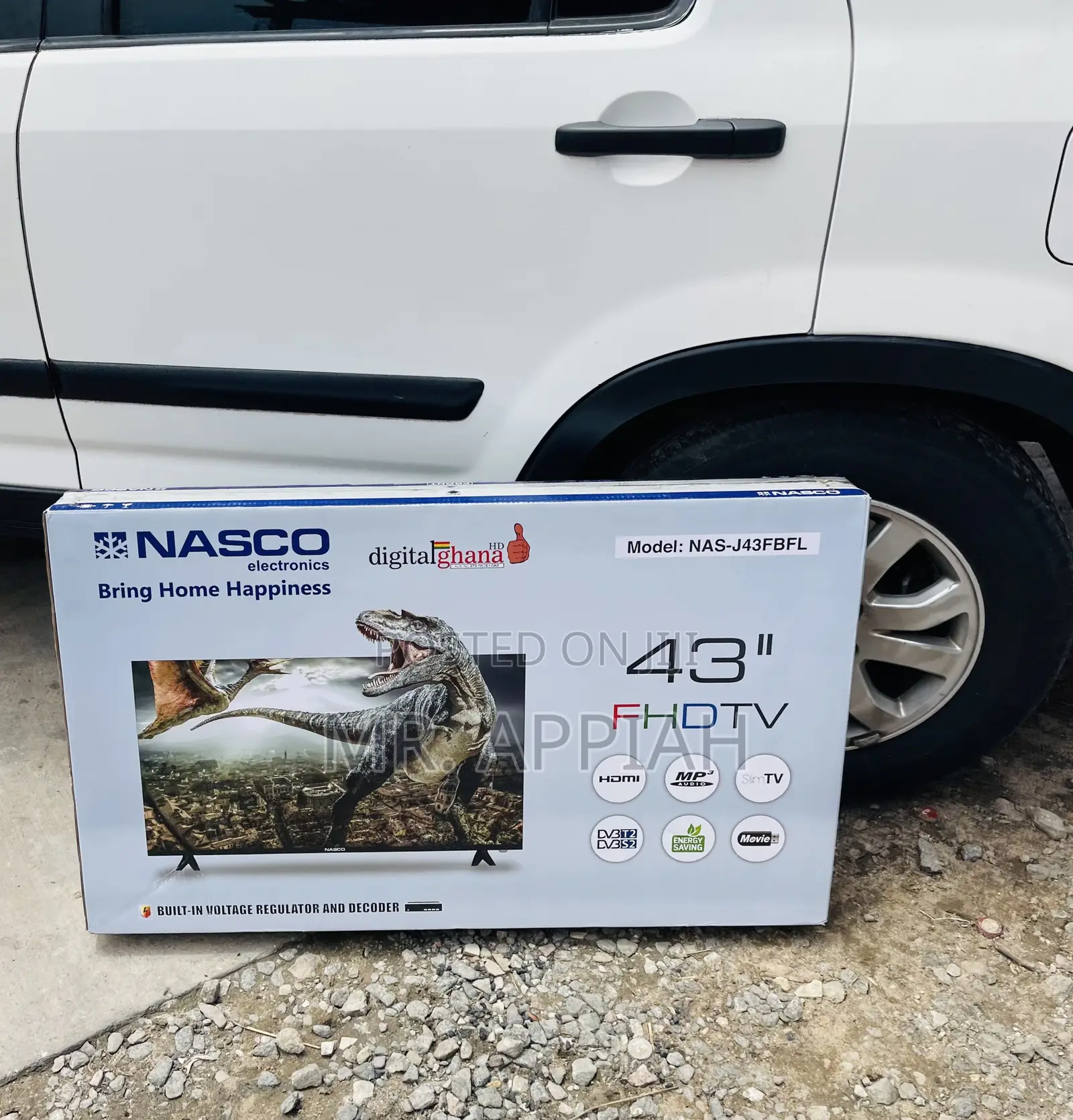 Reliable and Authentic Nasco 43” Full Hd Satellite Tv.