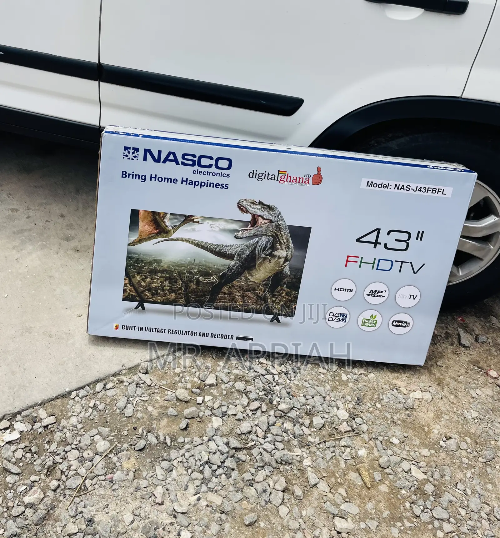 Reliable and Authentic Nasco 43” Full Hd Satellite Tv.