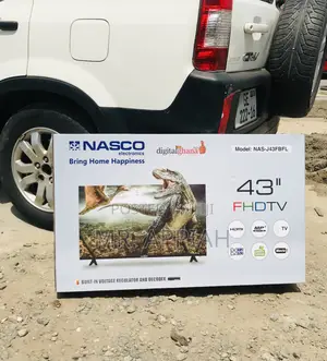 Reliable and Authentic Nasco FHD Electric Television(43”).