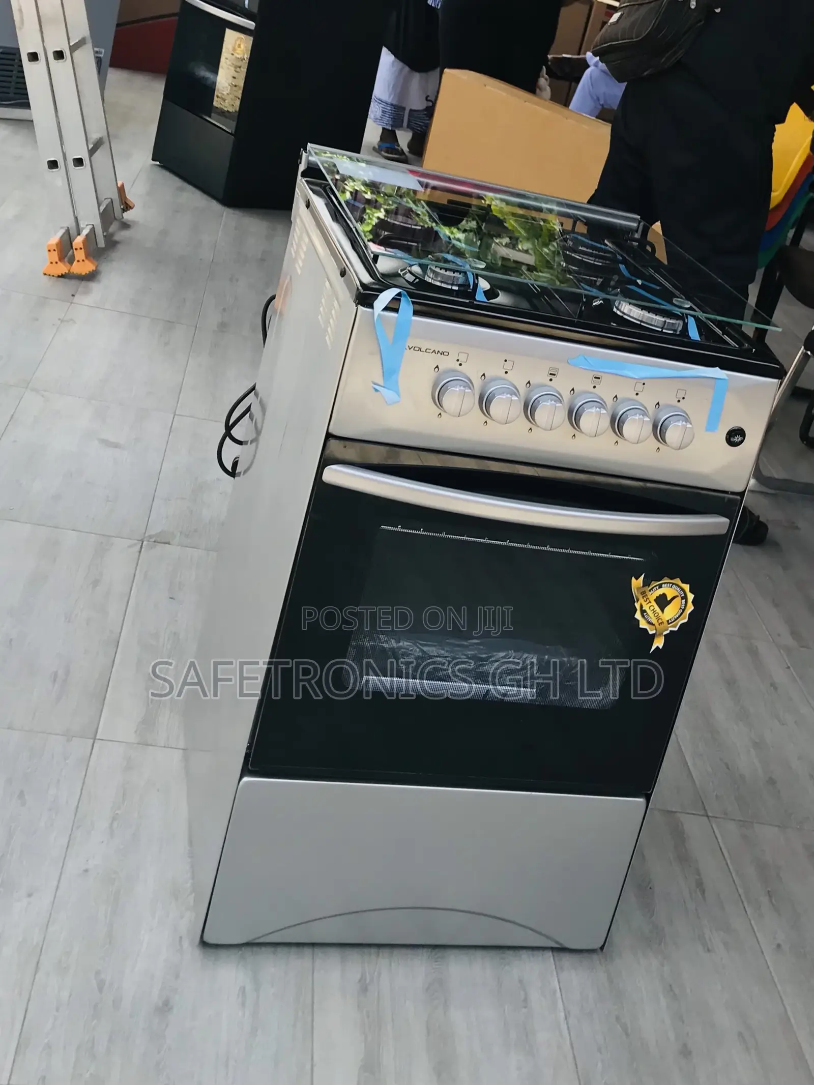 Super Quality / 50x50 Oven 4 Gas Burner Volcano 