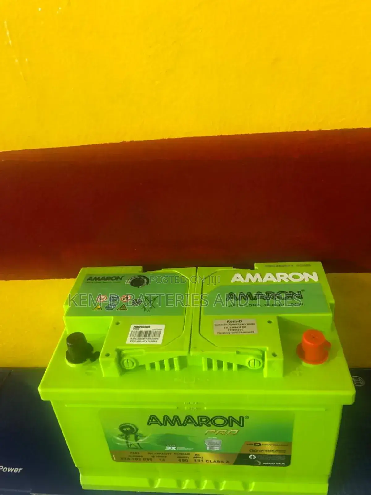 15 Plates Amaron Batteries - 74ah Cca690