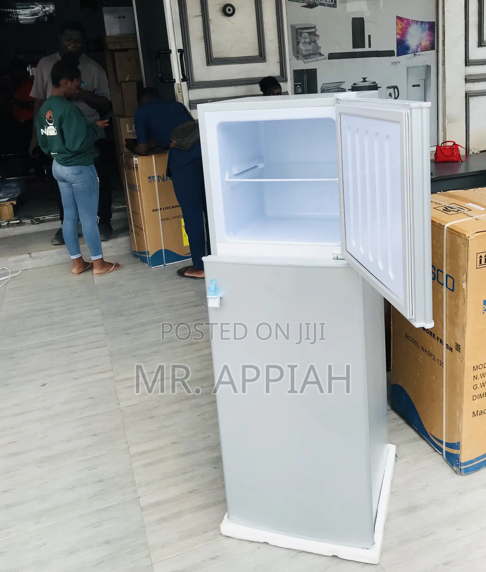 Authentic Reliable Nasconasf2-18fl 2 Door Electric Fridge