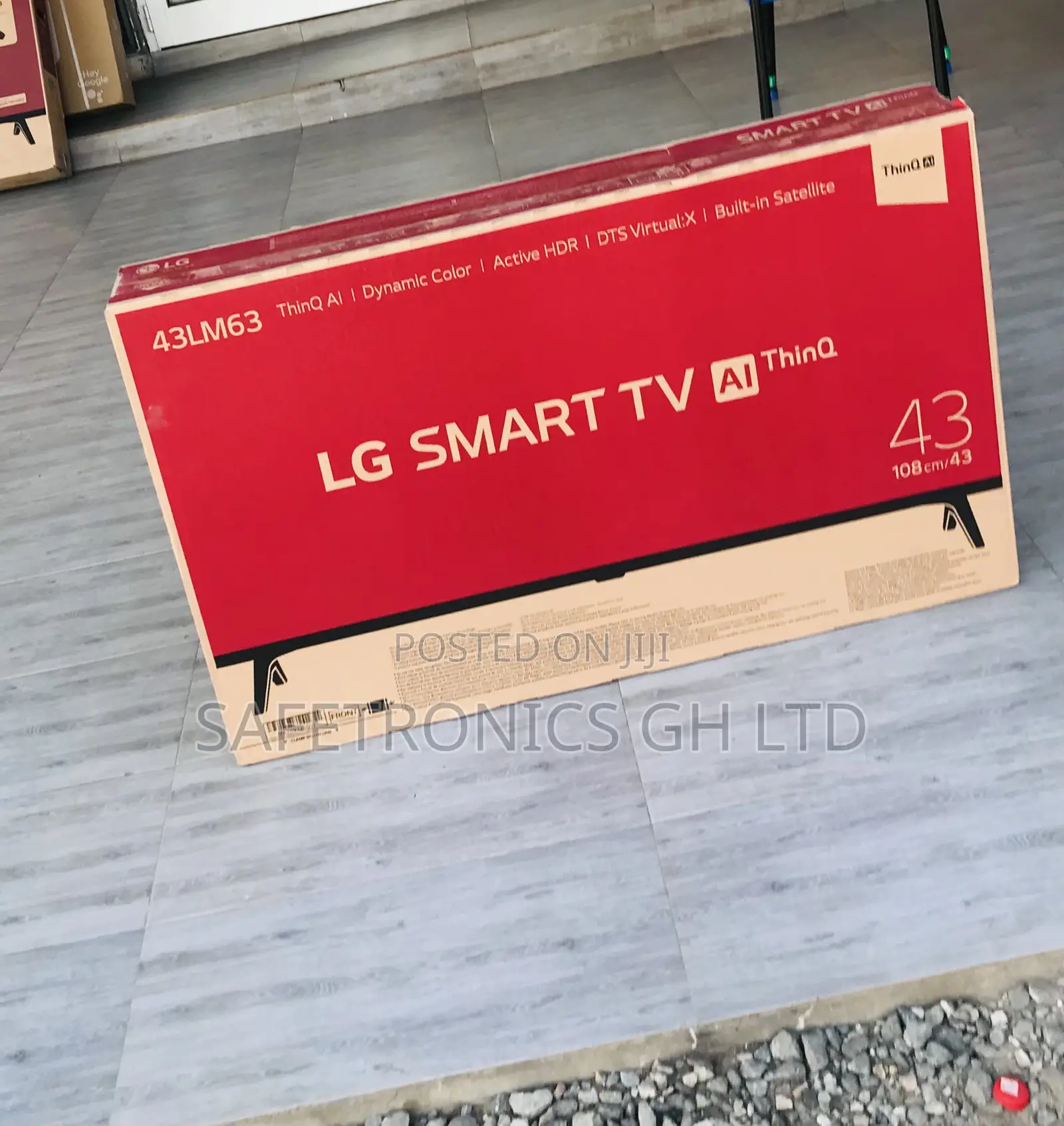 Unique Designed Full HD LM63 43 Inch Led LG (Black) Tv 